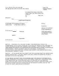 Document preview: Form 4-7D Order on Petition for Support of Adult Dependent - New York