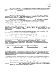 Form 4-7D Order on Petition for Support of Adult Dependent - New York, Page 4