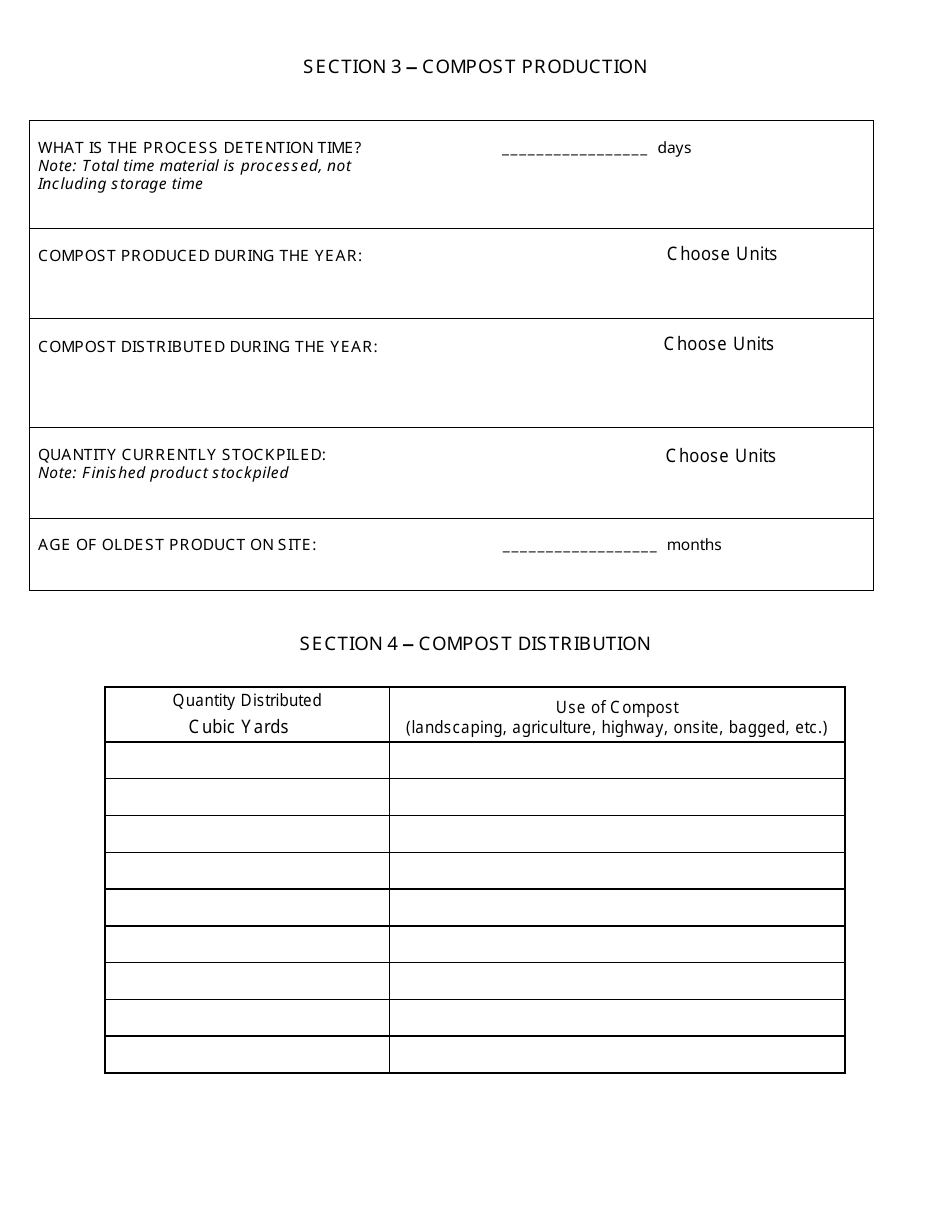 Registered or Permitted Facility Annual Report - Composting - New York, Page 4