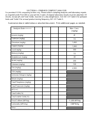 Registered or Permitted Facility Annual Report - Composting - New York, Page 6