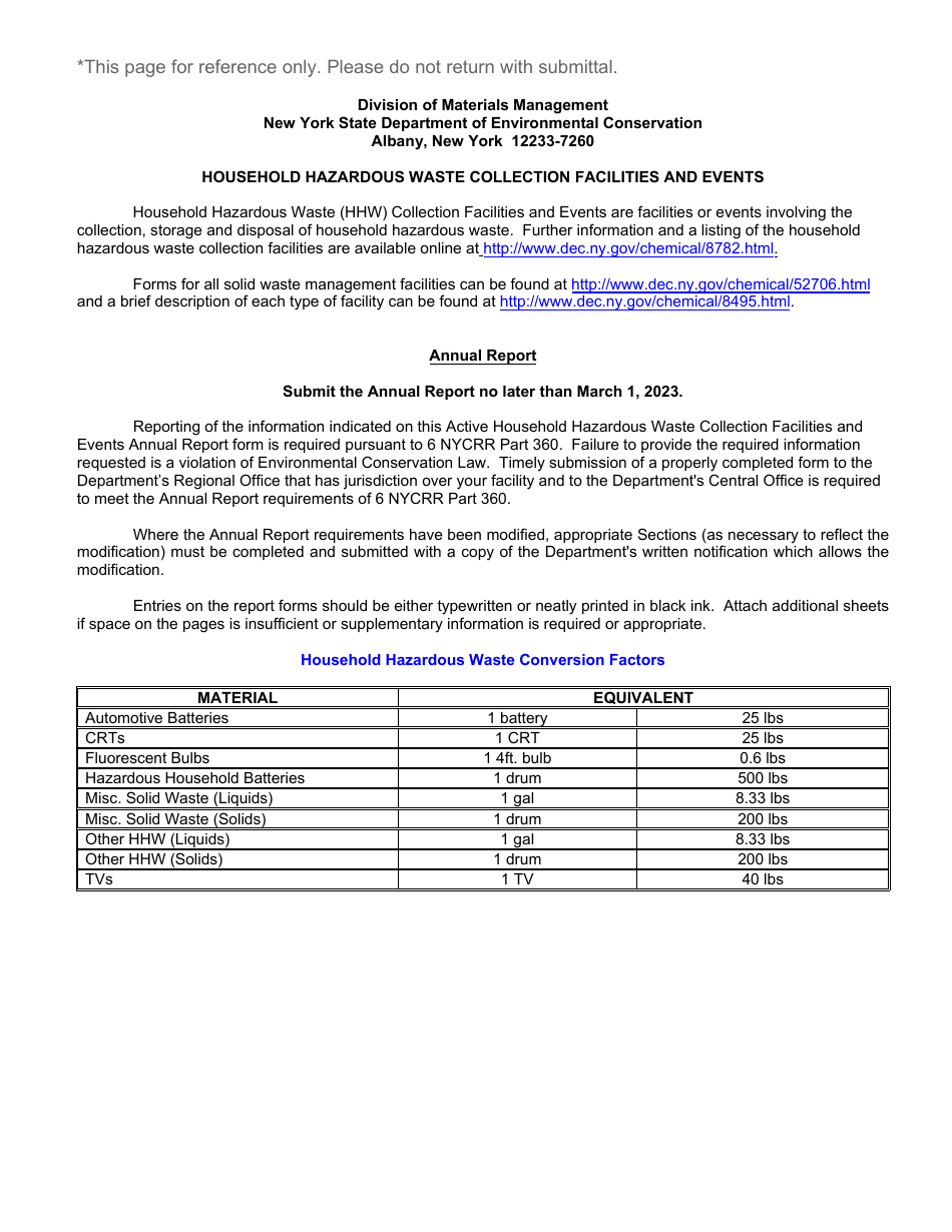 2022 New York Household Hazardous Waste Collection Facility Annual 2022-new-york-household-hazardous-waste-collection-facility-annual