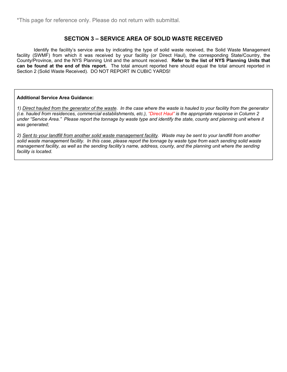 Municipal Solid Waste Processing Facility Annual Report - New York, Page 11