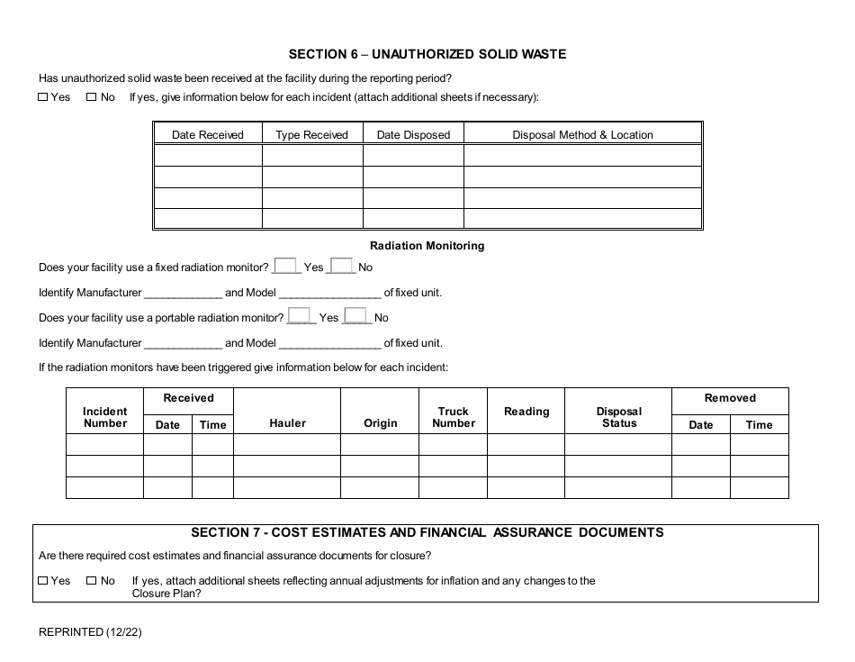 Municipal Solid Waste Processing Facility Annual Report - New York, Page 8