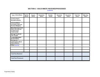 Combustion and Thermal Treatment Facility Annual/Quarterly Report - New York, Page 3