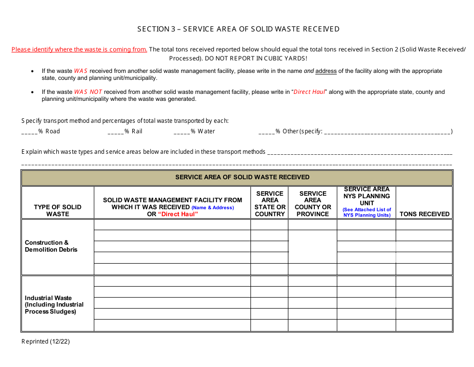 Combustion and Thermal Treatment Facility Annual / Quarterly Report - New York, Page 4