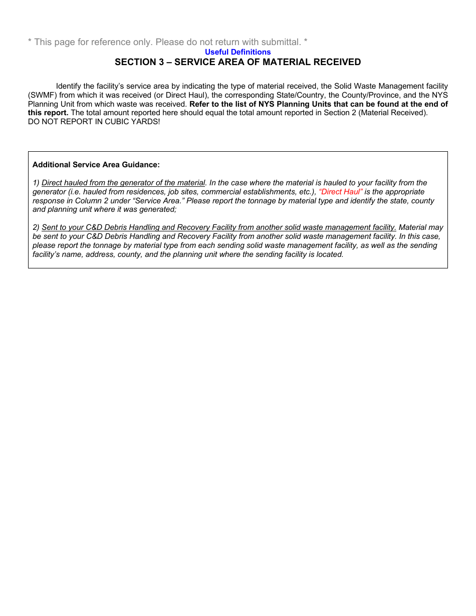 Permitted Cd Debris Handling and Recovery Facility Annual Report - New York, Page 14