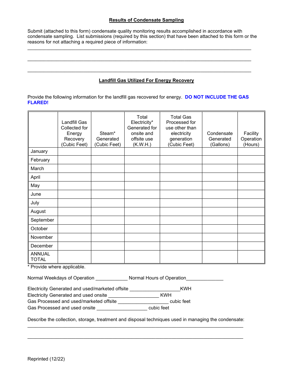 Active Construction and Demolition (Cd) Debris Landfill Annual / Quarterly Report - New York, Page 11
