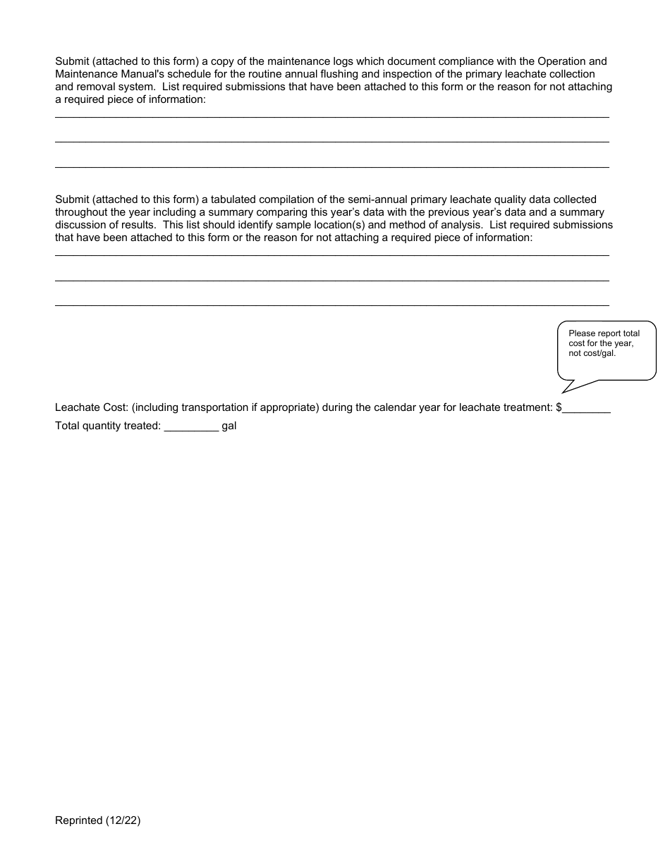 Active Construction and Demolition (Cd) Debris Landfill Annual / Quarterly Report - New York, Page 5