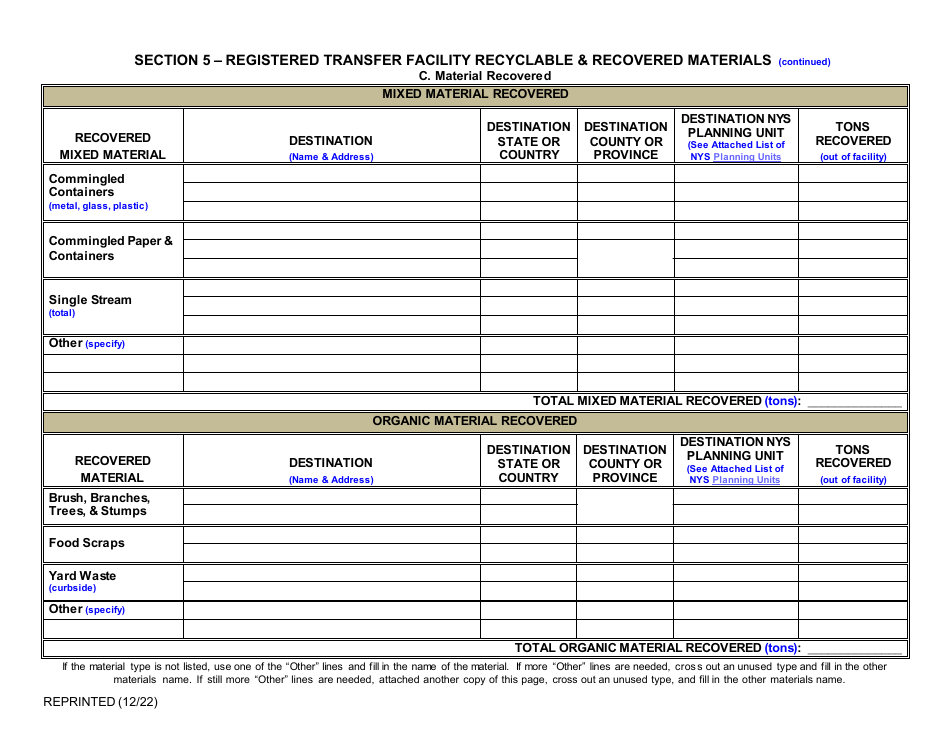 Registered Transfer Facility Annual Report - New York, Page 10