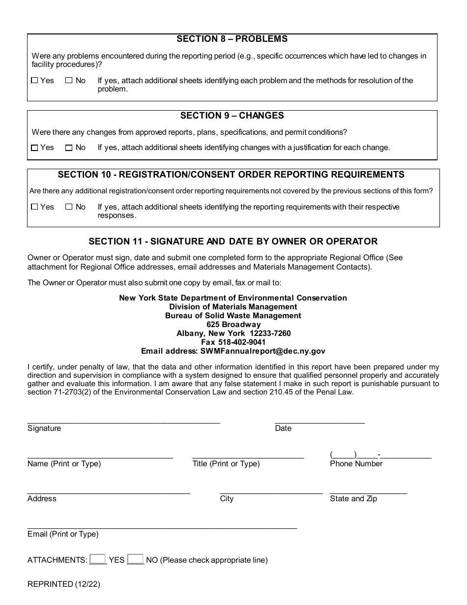 Registered Transfer Facility Annual Report - New York, Page 12