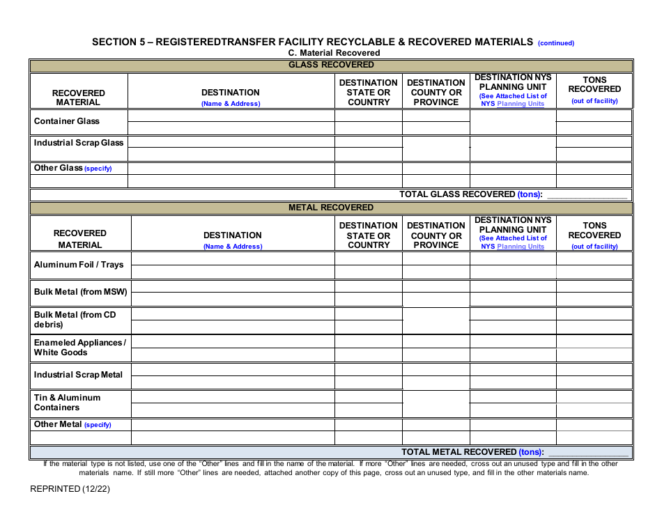 Registered Transfer Facility Annual Report - New York, Page 8