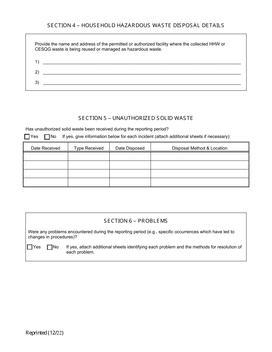 Household Hazardous Waste Collection Event Annual Report - New York, Page 4