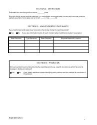 Land Clearing Debris Landfill Annual Report - New York, Page 4