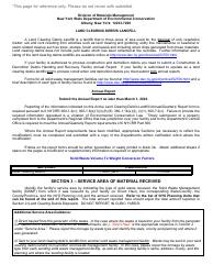 Land Clearing Debris Landfill Annual Report - New York, Page 6