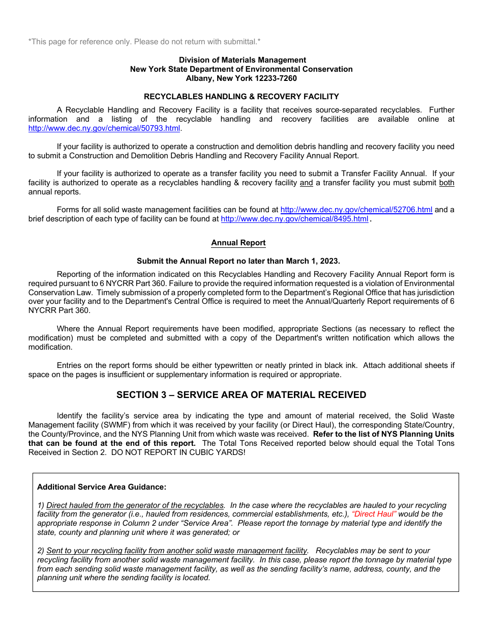 Recyclables Handling  Recovery Facility Annual Report - New York, Page 10