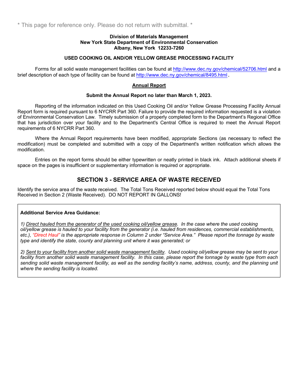 Used Cooking Oil and / or Yellow Grease Processing Facility - New York, Page 9