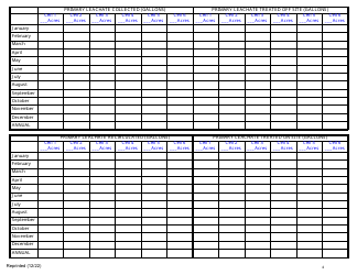 Msw, Industrial or Ash Landfill Annual/Quarterly Report - New York, Page 4