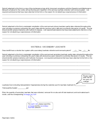 Msw, Industrial or Ash Landfill Annual/Quarterly Report - New York, Page 5