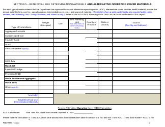 Msw, Industrial or Ash Landfill Annual/Quarterly Report - New York, Page 7