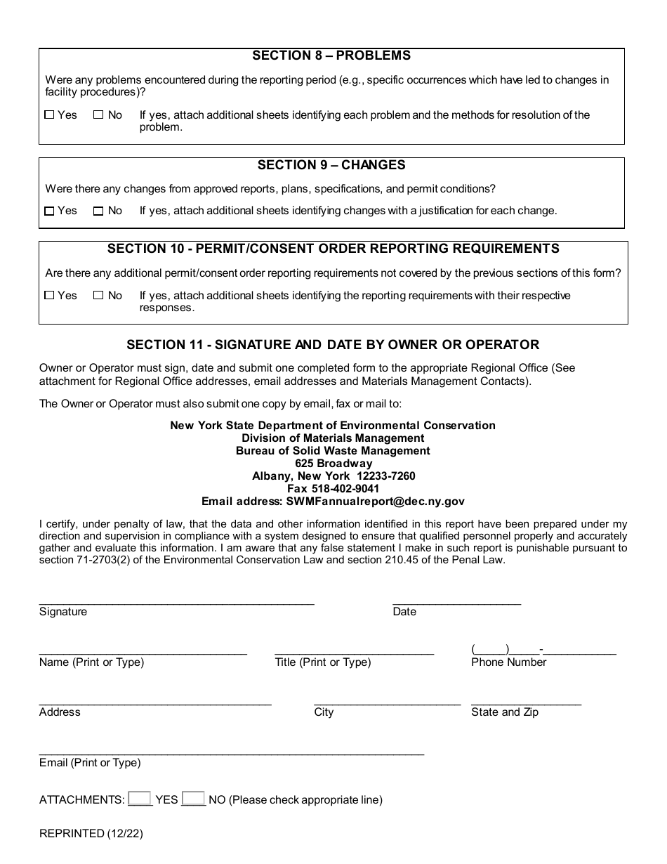 Permitted Transfer Facility Annual Report - New York, Page 15