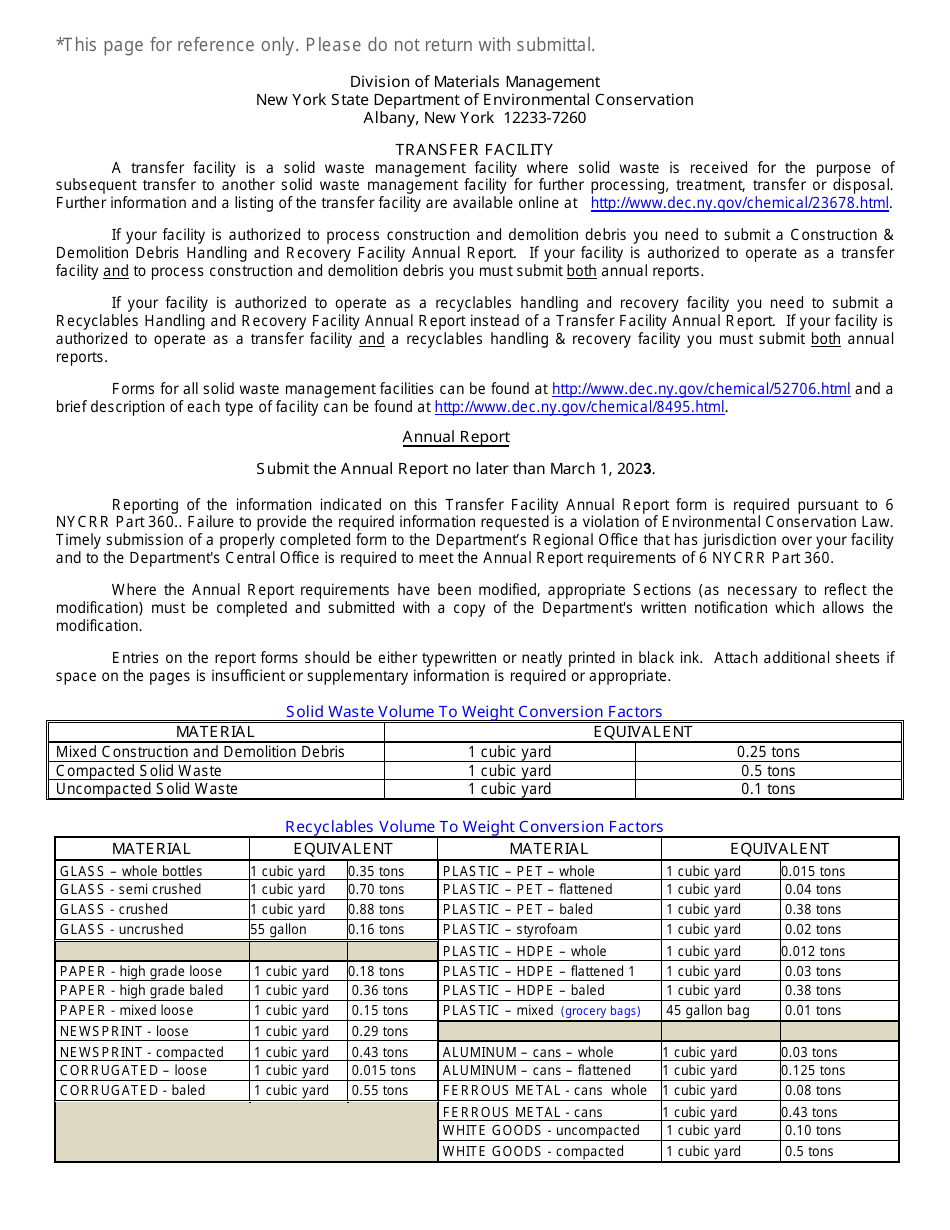 Permitted Transfer Facility Annual Report - New York, Page 16