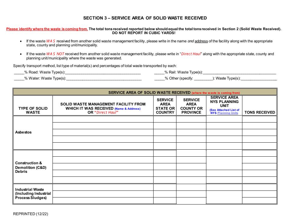 Permitted Transfer Facility Annual Report - New York, Page 4