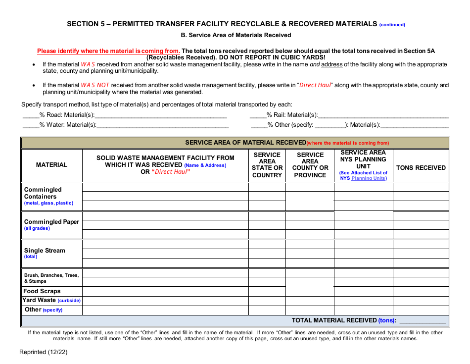 Permitted Transfer Facility Annual Report - New York, Page 9