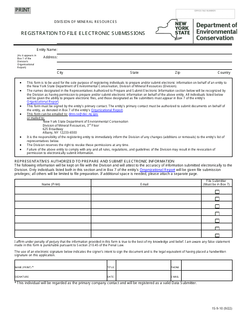 Form 15-9-10  Printable Pdf