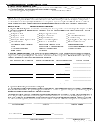 Pesticide Agency Registration Application - New York, Page 2