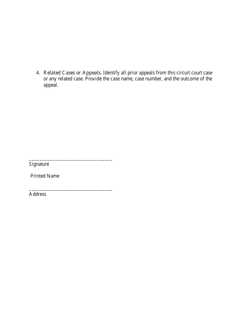 Informal Brief of the Appellant - Civil - Maryland, Page 5