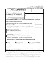 Document preview: Form PTO/AIA/32 Request for Oral Hearing Before the Patent Trial and Appeal Board