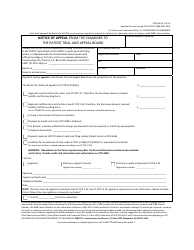 Form PTO/AIA/31 Notice of Appeal From the Examiner to the Patent Trial and Appeal Board