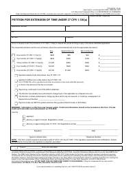 Form PTO/AIA/22 Petition for Extension of Time Under 37 Cfr 1.136(A)