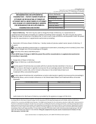 Document preview: Form PTO/AIA/81B Reexamination or Supplemental Examination - Patent Owner Power of Attorney or Revocation of Power of Attorney With a New Power of Attorney and Change of Correspondence Address for Reexamination or Supplemental Examination and Patent