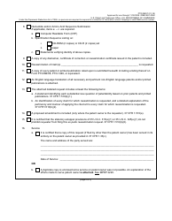 Form PTO/SB/57 Request for Ex Parte Reexamination Transmittal Form, Page 2