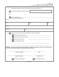 Form PTO/SB/57 Request for Ex Parte Reexamination Transmittal Form, Page 3