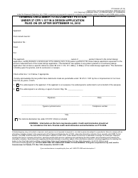 Form PTO/AIA/63 Terminal Disclaimer to Accompany Petition Under 37 Cfr 1.137 in a Design Application Filed on or After September 16, 2012