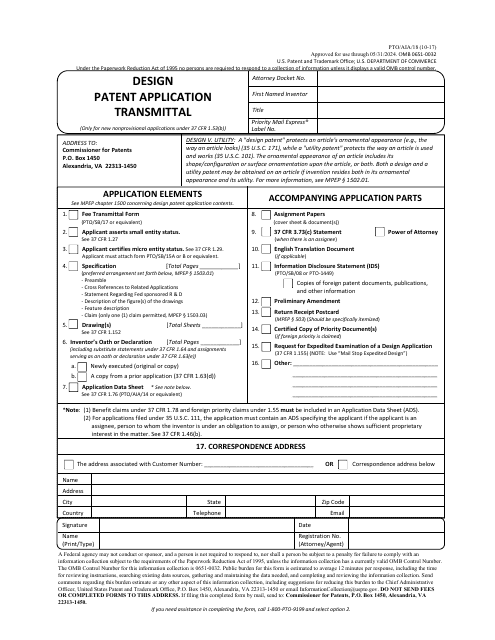 Form PTO/AIA/18  Printable Pdf