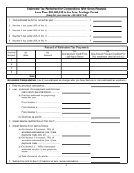 Form BFC-150 Statement of Estimated Tax - New Jersey, Page 4