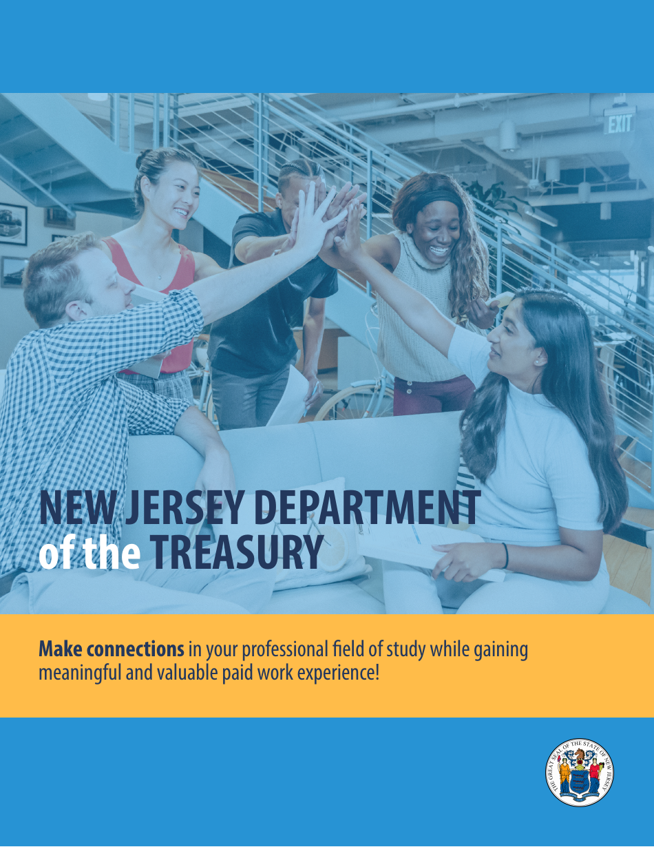 2022 New Jersey Treasury Internship Application Download Fillable PDF