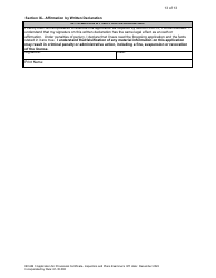 Form DBPR BCAIB3 Application for Provisional Certificate - Inspectors and Plans Examiners - Florida, Page 13