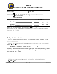 Document preview: Form DOT-L13 Physician's/Practitioner's Statement - West Virginia