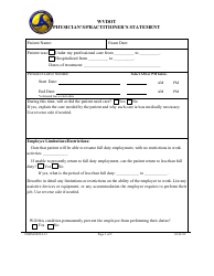 Form DOT-L13 Physician&#039;s/Practitioner&#039;s Statement - West Virginia