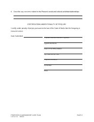 Form CAO GC9-6 Proposed Guardianship Care Plan - Idaho, Page 6