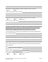 Form CAO GC9-4 Guardian's Annual Status Report for an Adult - Idaho, Page 4
