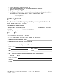 Form CAO GC9-3 Conservator's Accounting for Small Estates Under $50,000 - Idaho, Page 2