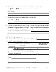 Form CAO GC9-3 Conservator's Accounting for Small Estates Under $50,000 - Idaho, Page 3