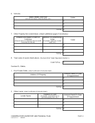 Form CAO GC9-1 Conservator&#039;s Inventory and Financial Plan - Idaho, Page 4