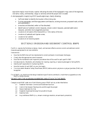 Instructions for Small Noncoal/Nonmetallic Mining Best Management Practices Plan (Bmp Plan) - Alabama, Page 3