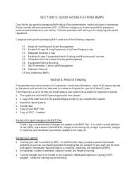 Instructions for Small Noncoal/Nonmetallic Mining Best Management Practices Plan (Bmp Plan) - Alabama, Page 4